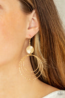 Universal Rehearsal - Gold Earrings Paparazzi