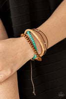 STACK To Basics - Blue Bracelet Paparazzi