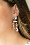 Hazard Pay - Multi-Colored Earrings Paparazzi
