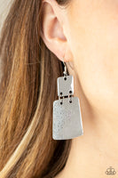 Tagging Along - Silver Earrings Paparazzi