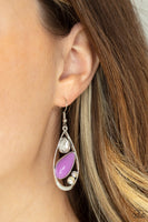 Harmonious Harbors - Purple Earrings Paparazzi