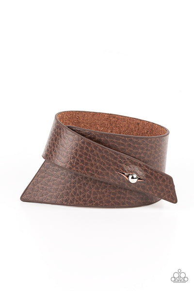 PIECE Offering - Brown  Bracelet Paparazzi