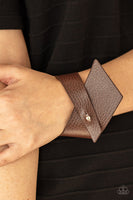 PIECE Offering - Brown  Bracelet Paparazzi