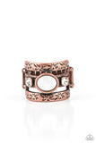 The GLEAMING Tower - Copper Ring Paparazzi