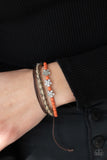 Raffia Remix - Orange Urban Bracelet Paparazzi