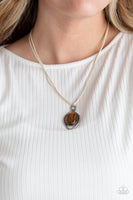 Desert Mystery - Brown Necklace Paparazzi