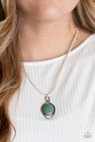 Desert Mystery - Green Necklace Paparazzi