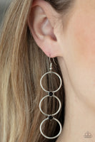 Refined Society - Black Earrings Paparazzi