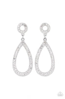 Regal Revival - White Earrings Paparazzi