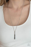 Tower Of Transcendence - Black Necklace Paparazzi