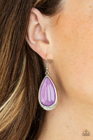 A World To SEER - Purple Earrings Paparazzi