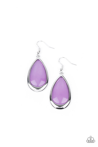 A World To SEER - Purple Earrings Paparazzi