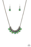 Graciously Audacious - Green Necklace Paparazzi
