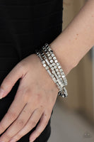 Metro Materials - Silver Bracelet Paparazzi