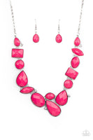 Mystical Mirage - Pink Necklace Paparazzi