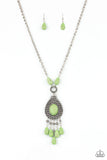 Cowgirl Couture - Green Necklace Paparazzi