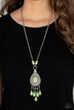 Cowgirl Couture - Green Necklace Paparazzi