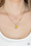 Romantic Rendezvous - Yellow Necklace Paparazzi