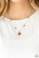 Romantic Rendezvous - Brown Necklace Paparazzi