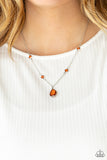 Romantic Rendezvous - Brown Necklace Paparazzi