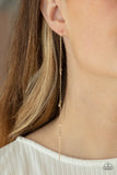 Dauntlessly Dainty - Gold Earrings Paparazzi