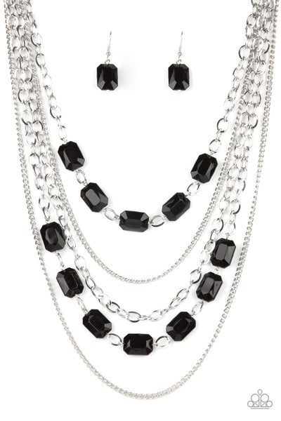 Standout Strands - Black Necklace Paparazzi