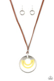 Hypnotic Happenings - Yellow Necklace Paparazzi