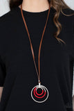 Hypnotic Happenings - Red Necklace Paparazzi