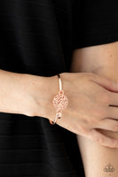 Filigree Fiesta - Rose Gold Bracelet Paparazzi