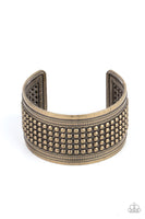 Bronco Bust - Brass Bracelet Paparazzi