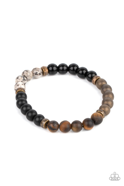 Petrified Powerhouse - Multi-Colored Bracelet Paparazzi