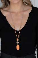 Naturally Essential - Orange Necklace Paparazzi