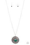 Aztec Apex - Green Necklace Paparazzi