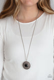 Aztec Apex - Black Necklace Paparazzi