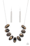 Elliptical Episode - Black Necklace Paparazzi