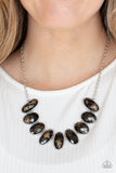 Elliptical Episode - Black Necklace Paparazzi