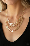 Repeat After Me - Gold Necklace Paparazzi
