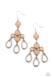 Mediterranean Magic - Brown Earrings Paparazzi