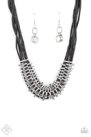 Lock, Stock, and SPARKLE - Black Necklace Paparazzi