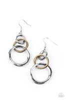 Harmoniously Handcrafted - Silver Earrings Paparazzi