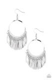 Radiant Chimes - Silver Earrings Paparazzi