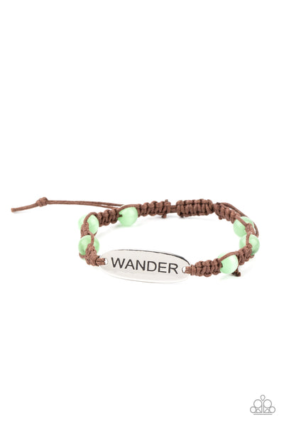 Roaming For Days - Green Bracelet Paparazzi