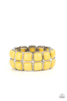 Double The DIVA-ttitude - Yellow Bracelet Paparazzi