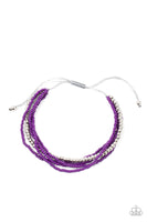 All Beaded Up - Purple Bracelet Paparazzi Incoming