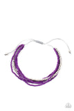 All Beaded Up - Purple Bracelet Paparazzi Incoming