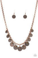 Delightfully Dappled - Copper Necklace Paparazzi