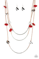 Alluring Luxe - Red Necklace Paparazzi