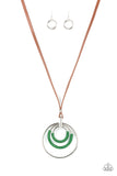 Hypnotic Happenings - Green Necklace Paparazzi