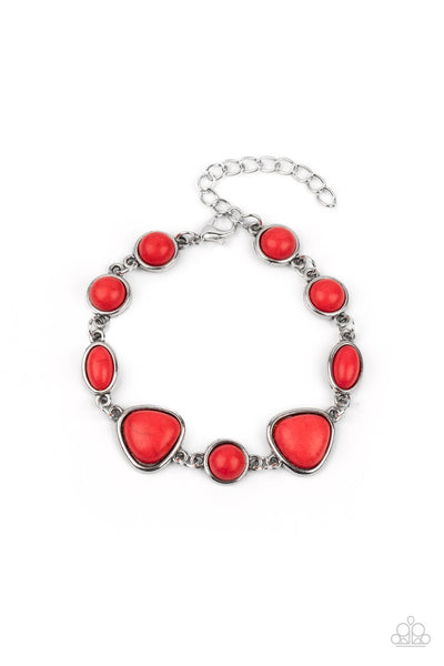 Eco-Friendly Fashionista - Red Bracelet Paparazzi