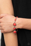 Eco-Friendly Fashionista - Red Bracelet Paparazzi